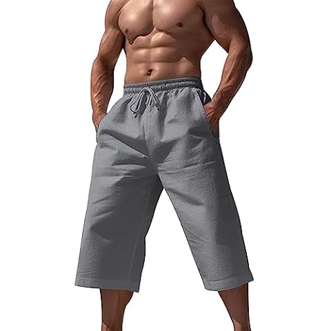 Men's Casual Elasticated Waist Beach Joggers Cover