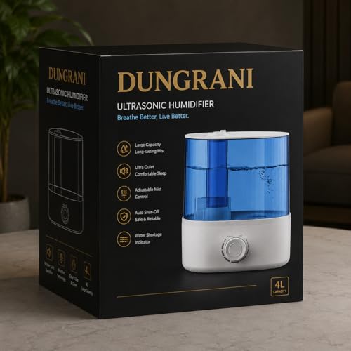 Image of Smart Ultrasonic Humidifier and Aroma Difuser, 5.5L Cool Mist Top Filling Humidifiers for Home & Bedroom The Large Capacity Water Tank Is Designed To Work room moisture BPA-Free Air Humidifier