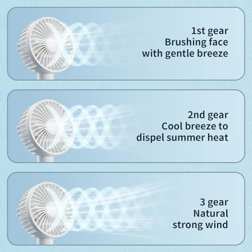 Ventilador de escritorio portátil para exteriores y oficina 7