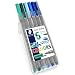 Staedtler Triplus Fineliner Pens - 0.3mm - Dry Safe - Ocean Colours - Wallet of 6