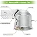 24 Pack 4 Inch Recessed Lighting Housing Remodel, Shallow Type Airtight IC Can Housing with TP24 Connector for LED Recessed Downlight Retrofit Kit, Recessed Light, ETL Listed