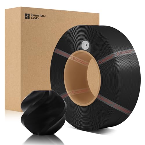 ENOMAKER Bamboo Lab PLA Basic 3D Printer Filament Refill Black 10101 1.75mm