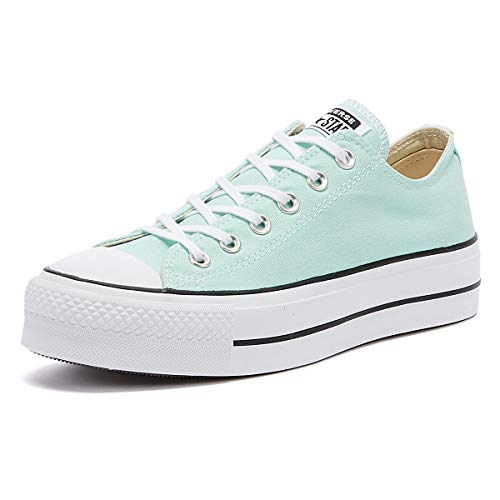 Image of Converse Chucks CT Lift OX 566758C Mint, Ocean Mint White Black, 7 Women