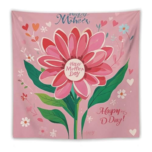 Tapisserie murale Happy Mother Day suspendre dans la chambre