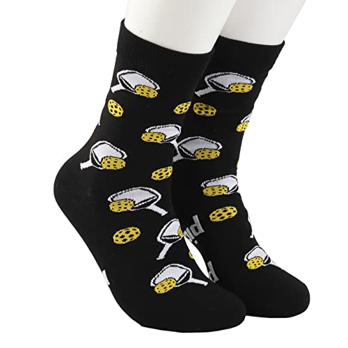 MBMSO 2 Pairs I'd Rather Be Playing Pickleball Socks - Novelty Gifts for Pickleball Lovers and Players2