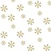 NextWall Snowflakes Winter Peel and Stick Wallpaper (Metallic Gold)