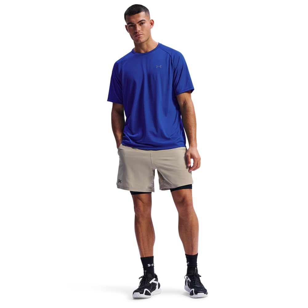 Under Armour Herren Tech 2.0 Short Sleeve Tee Blau S – Ansicht 2