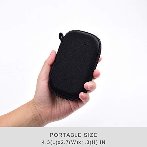 Case Compatible with SanDisk 1TB 2TB 500GB Extreme Portable SSD, Fits for SanDisk PRO External Solid State Drive, Hard Drive Storage Holder for SDSSDE61/ SDSSDE60/ SDSSDE81 (Box Only)(Black)