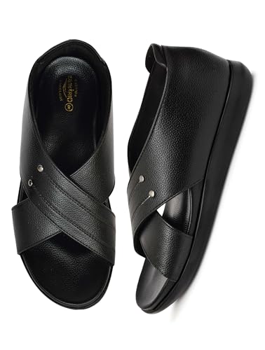 Image of HEALTH FIT Men's Diabetic & Orthopedic Sandal /Doctor Sandal & Foortwear with Extra Soft MCR - PU Pad Comfortable 115