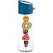 Produktbild WMF Nuro Wasserkaraffe 1l, mit Fruchtspieß, Höhe 29,7 cm, Glas-Karaffe, CloseUp-Verschluss, blau