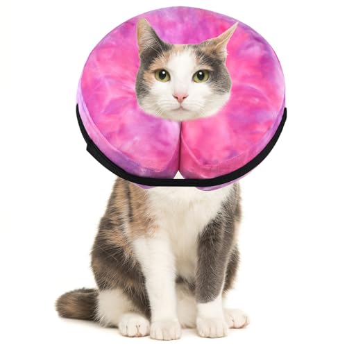Image of Inflatable Dog Recovery Collar, Dog Cone Collar for After Surgery, Prevent Dogs from Biting & Scratching Wound E-Collars to Help with Healing Soft Pet Recovery Collar Does