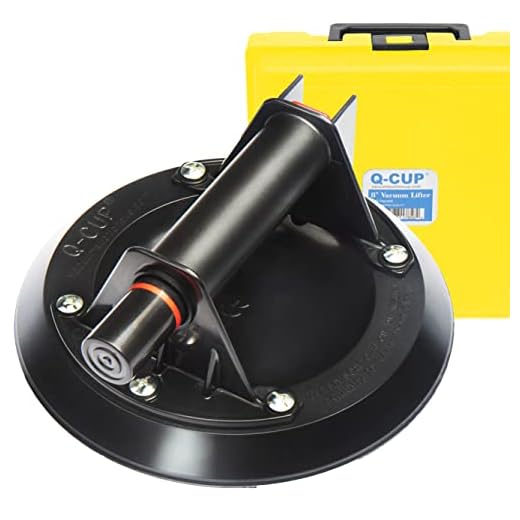 Q-cup 8" Glass Lifter 2 Year Guarantee Vacuum suction cups for window tile stone floor glass suction lifter