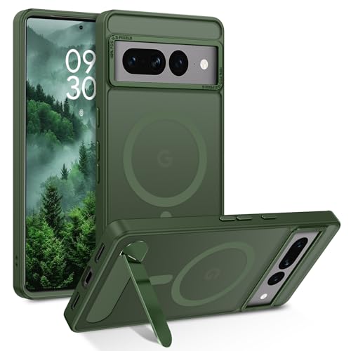 Coque Pixel 7 Pro avec support pliable pour éliminer la fatigue des mains, antichoc