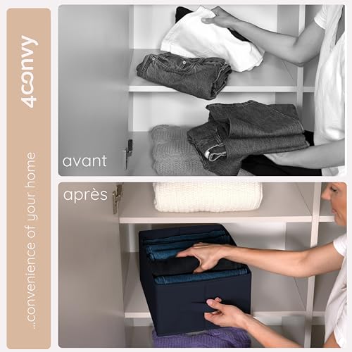 Rangement de pantalons pour dressing avec grands compartiments renforcés - 4