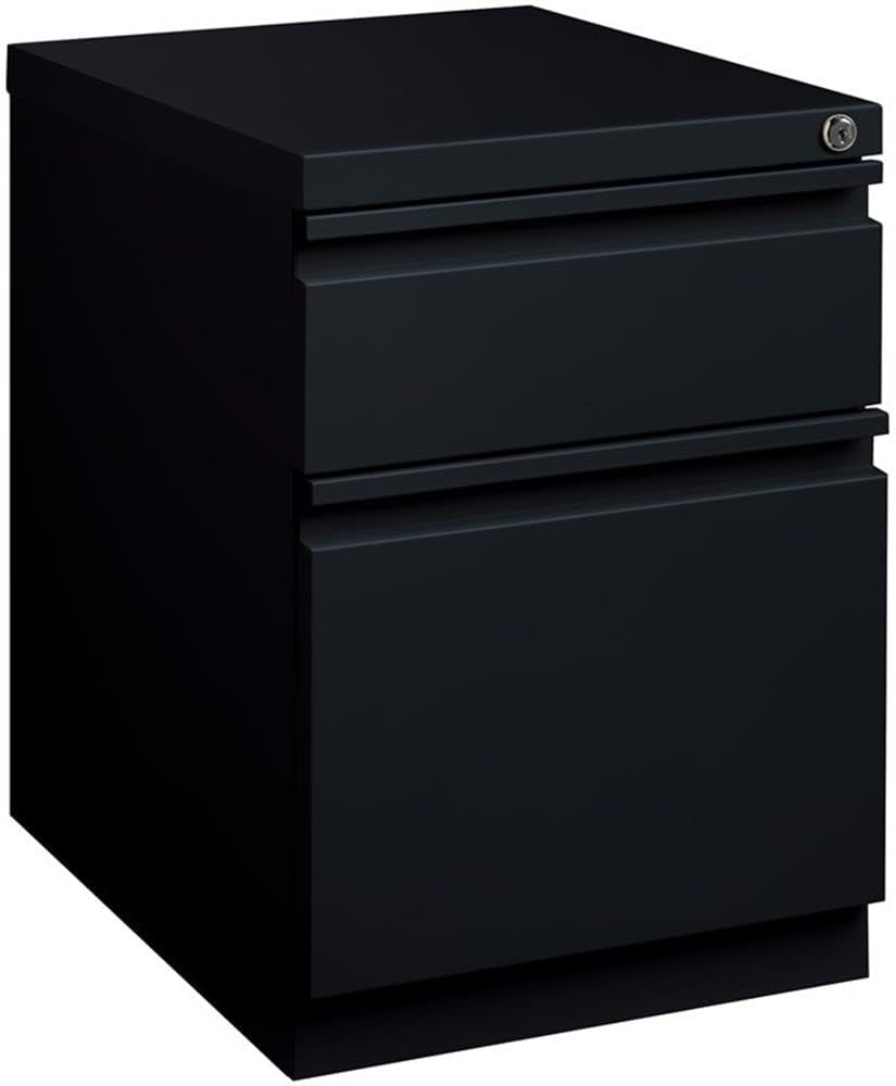 Hirsh Industries 2 Drawer Mobile Pedestal File Finish: Black
