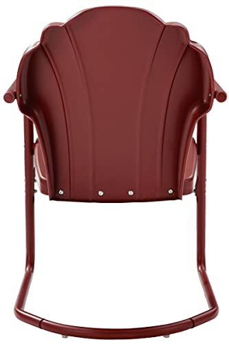 Crosley Furniture CO1029-RE Tulip 2-Piece Outdoor Chair Set, Retro Metal Patio Chairs thumb #5