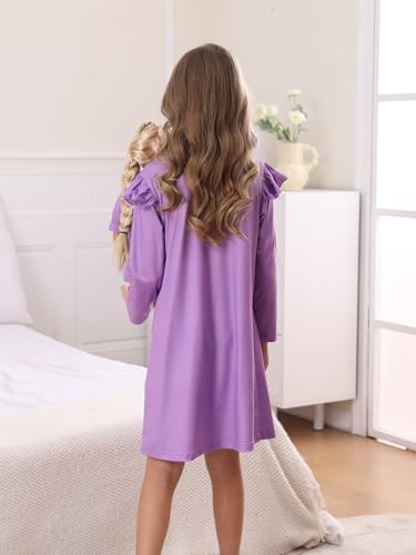 Bow Dream Girls Dress Kids Clothes and Matching American Girl Doll Clothes4