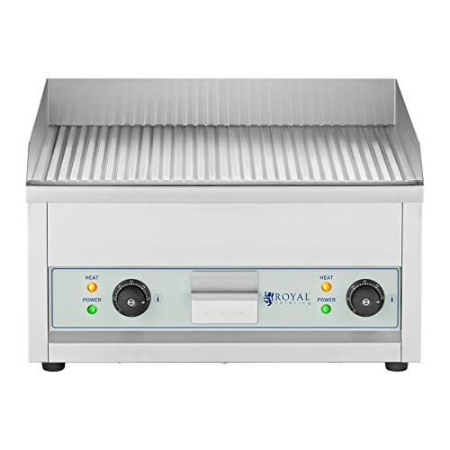 Royal Catering RCEG-60R Dubbele elektrische grill, 600 x 400 mm, 2 x 2.500 W, grillplaat, elektrische grillplaat - Afbeelding 5