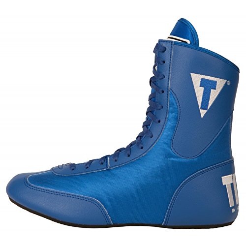 TITLE BOXING Speed-Flex Encore Mid Boxing Shoes, Blue, 10