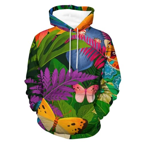 Sweats à capuche nature UMENG pour homme et femme pull casual taille S