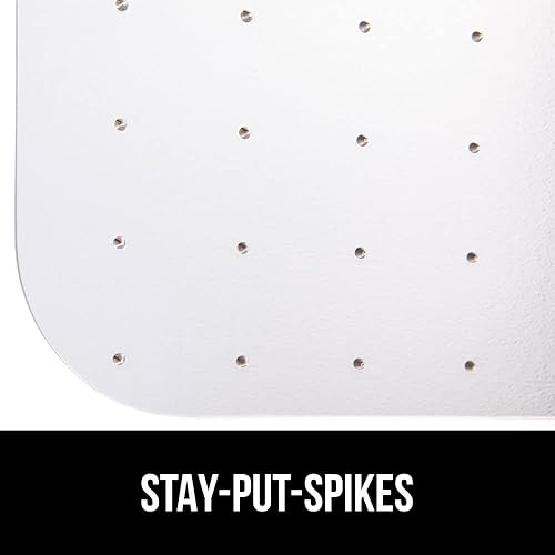 Miniatura 3 de GORILLA GRIP Tapete antideslizante para silla de oficina para suelos de alfombra, protector de suelo alfombrado suave debajo del escritorio, tapetes
