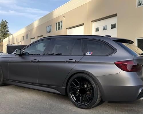 Image of CREON Wrap for Car & Bike Self Adhesive Wrap Sheet Sticker & Decal Roll Film Auto Car Vehical Bubble Release (1 feet x 5 feet, Gun Grey Matte)