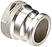 Dixon 250-A-SS Stainless Steel 316 Boss-Lock Type A Cam and Groove Hose Fitting, 2-1/2" Plug x 2-1/2" NPT Female