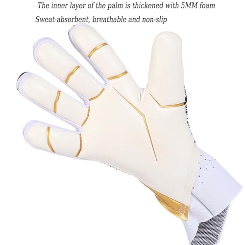 Gants de gardien de but football enfants barrettes protection anti-usure