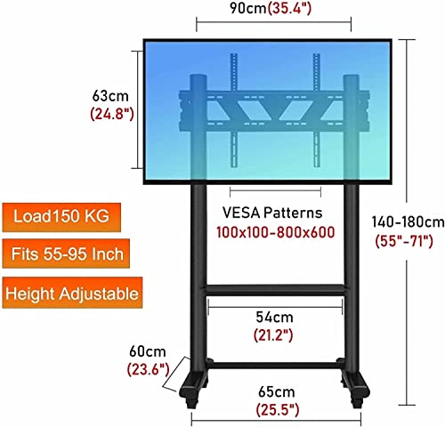 Soporte universal portátil para TV, ajustable, giratorio miniatura 5