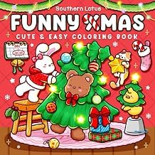 First Look at Kindle Edition Funny Xmas: Coloring Book for Adults and Teens Featuring Fun and Cozy Christmas Scenes with Litt
