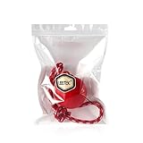 UEETEK Haustier Ball Spielzeug mit Seil für Hunde,Durchmesser 7,5 CM Gummi Hund Kauen Ball für Haustiere Hunde Ausbildung Spielen Übung,Rot - 7