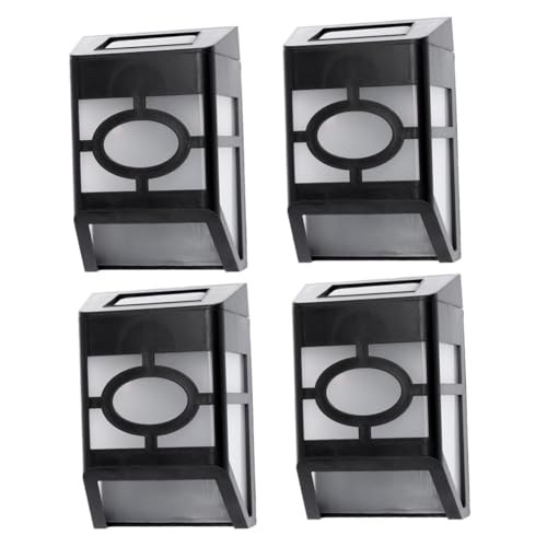 Lampe solaire murale extérieure pour jardin pack de 4 appliques pour illuminer vos soirées