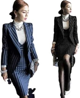 Amazon Co Jp レディーススカートスーツ ノーブランド品 スカートスーツ スーツ 服 ファッション小物