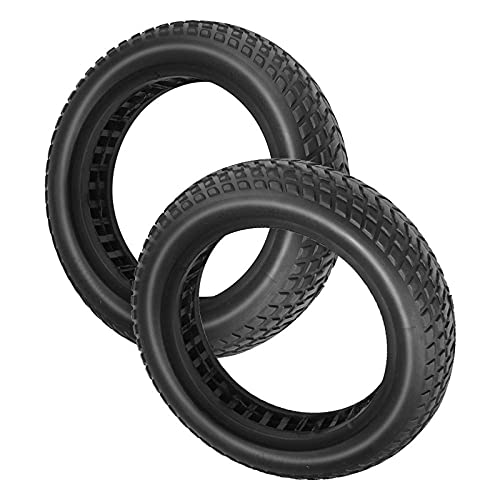 Roue de rechange trottinette électrique 21,6 cm pneu plein increvable anti choc x2