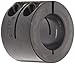 Ruland MWCL-12-F One-Piece Clamping Shaft Collar, Double Wide, Black Oxide Steel, Metric, 12mm Bore, 28mm OD, 24mm Width