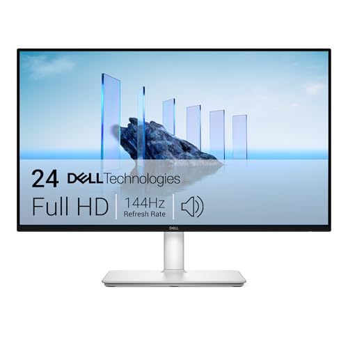 Dell Écran PC 24" - S2425HSM, Full HD, 144Hz, Blanc