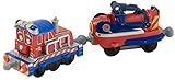 Chuggington - Chagui Patrulla Calley con vagón cañón de Agua (Tomy LC54126)