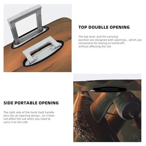 Elastic Travel Luggage Cover for Suitcase Tsa Approved Stretch Scratch-Resistant Suitcase Protector Cover Washable World War Aircraft Baggage Covers Fits 18-32 Inch Luggage Case4