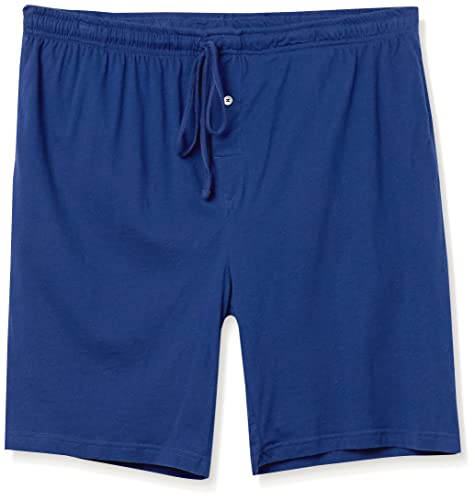 Image of Amazon Essentials Men's 9 inch Knit Pajama Shorts with Elastic Waist and Drawstring, Loungewear (Available in Big & Tall)