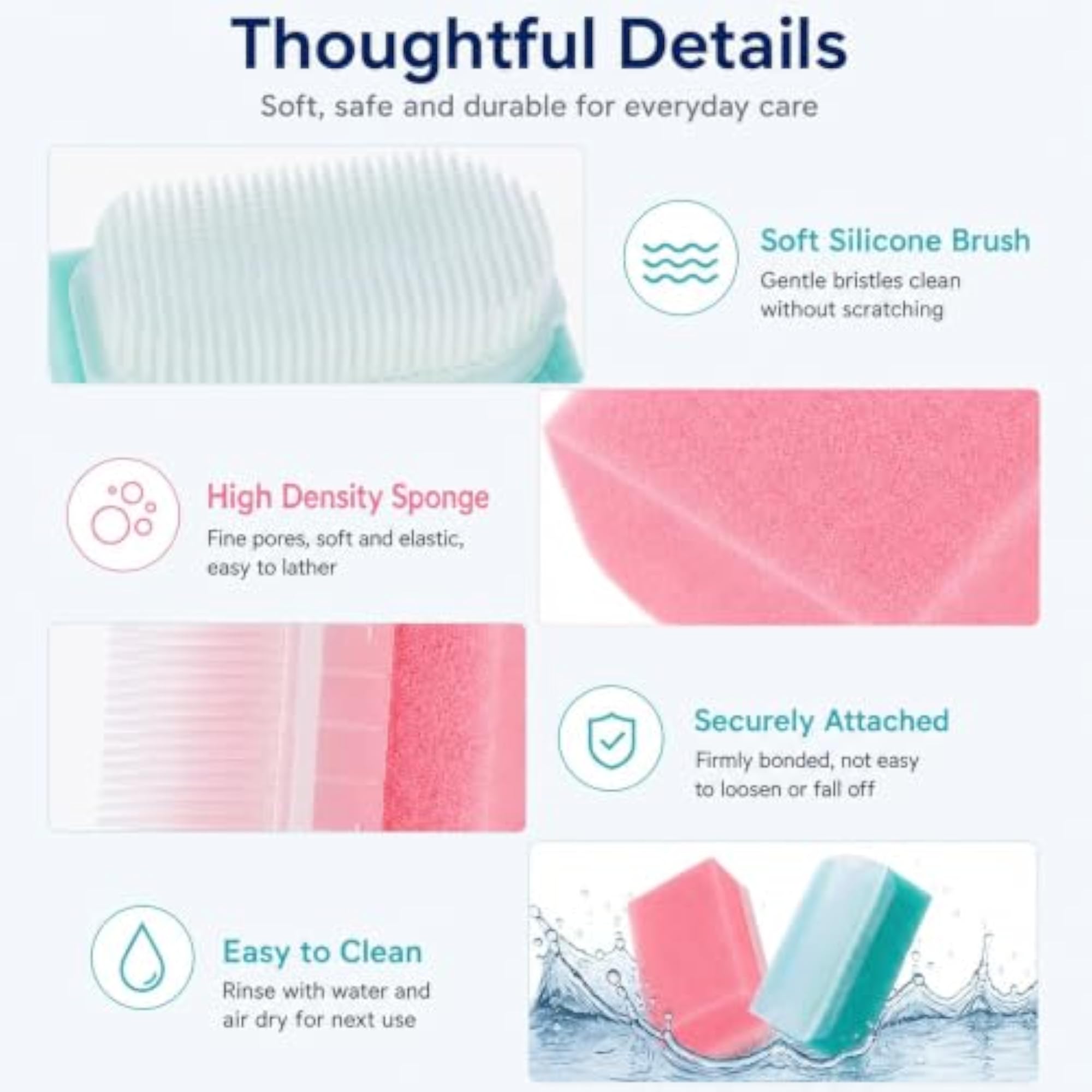 2-Piece Dual-Sided Sensory Brush Set