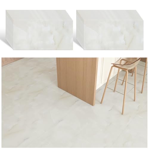 VEELIKE Fliesenaufkleber Marmor Beige PVC Bodenbelag Marmor Vinyl Fliesen selbstklebende Bodenfliesen Schlafzimmer Vinylboden Fliesenoptik Klebefliesen Boden Wohnzimmer 1.5mm 60cm×30cm 24 Stück VEELIKE Fliesenaufkleber Marmor Beige PVC Bodenbelag Marmor Vinyl Fliesen selbstklebende Bodenfliesen Schlafzimmer Vinylboden Fliesenoptik Klebefliesen Boden Wohnzimmer 1.5mm 60cm×30cm 24 Stück