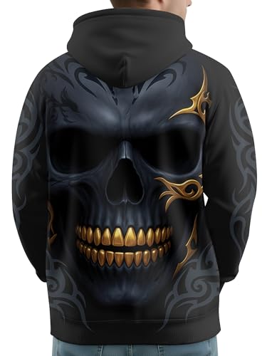 Image of PAGYMO Graphic Hoodies for Men Funny Novelty Pullover Hooded Sweatshirt | Funny 3D print, cool novelty design, colorful pattern, mens graphic pullover hoodie, sarcastic style, funky winter fashion