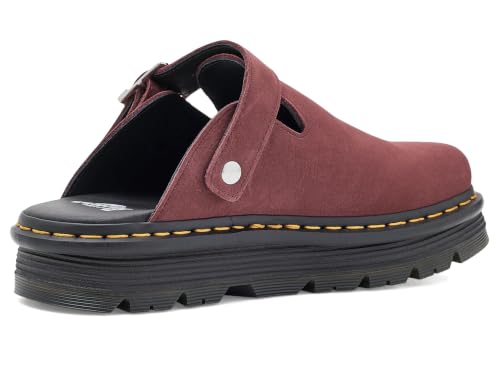 Image of Dr. Martens Unisex Zeb Zag Mule Cherry Red Men 8 /Women 9 Medium