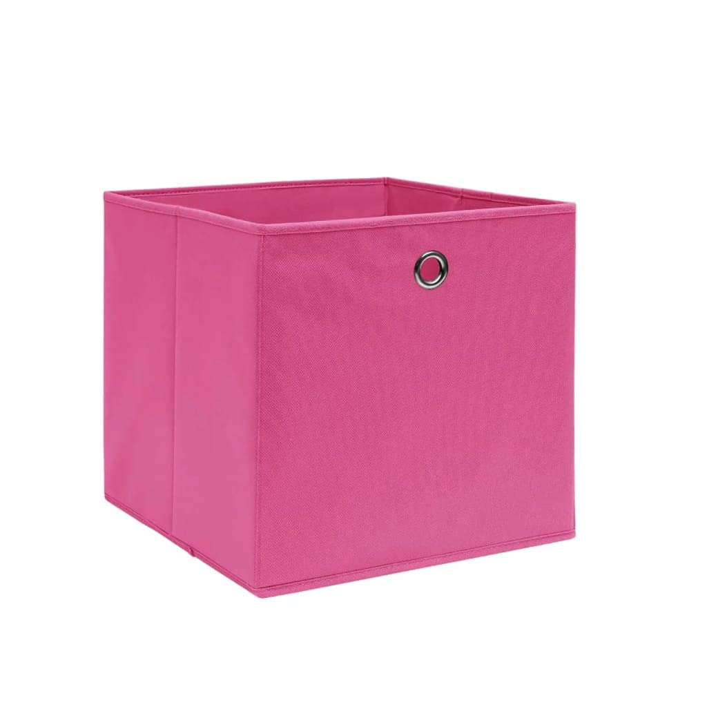 Organiser ses sous-vêtements facilement grâce au lot de 4 boîtes pliables roses