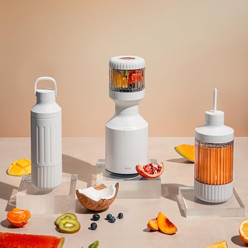 Beast-Blender-Tonal-Kitchen-Countertop-Design-Blend-Smoothies-and-Shakes-Dressings-Sauces-Dips-Stainless-Steel-Bottle-Straw-Cap-and-Straws-Included-1000W-Cloud-White