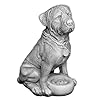 gartendekoparadies.de Massieve stenen figuur Rottweiler hond tuinfiguur gegoten steen vorstbestendig