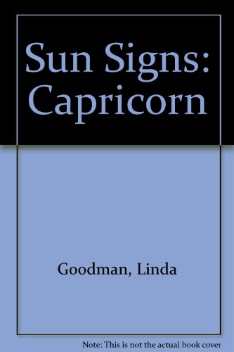 Sun Signs - Capricorn 0330310097 Book Cover