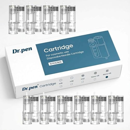 Cartouches Dr Pen H6 nano-s pour sublimer les petites zones du visage à la maison