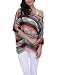 iNewbetter Womens Floral Batwing Sleeve Chiffon Beach Loose Blouse Tunic Tops PB294
