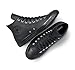 Converse Unisex Adult Chuck Taylor All Star High Top, Black/Black/Black, 10 Womens/8 Mens